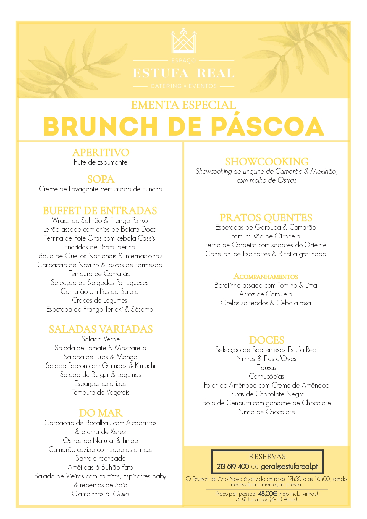 Estufa Real_Brunch de Páscoa_2019